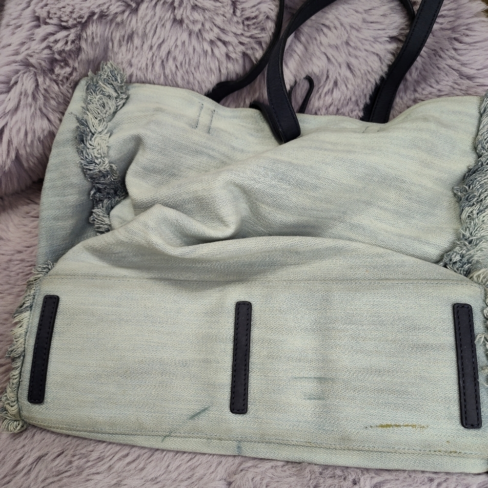 Kate Spade Vintage Sam Large Denim Pocket Tote Bag - Picture 6 of 14
